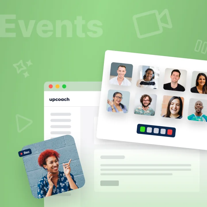 upcoach event scheduling