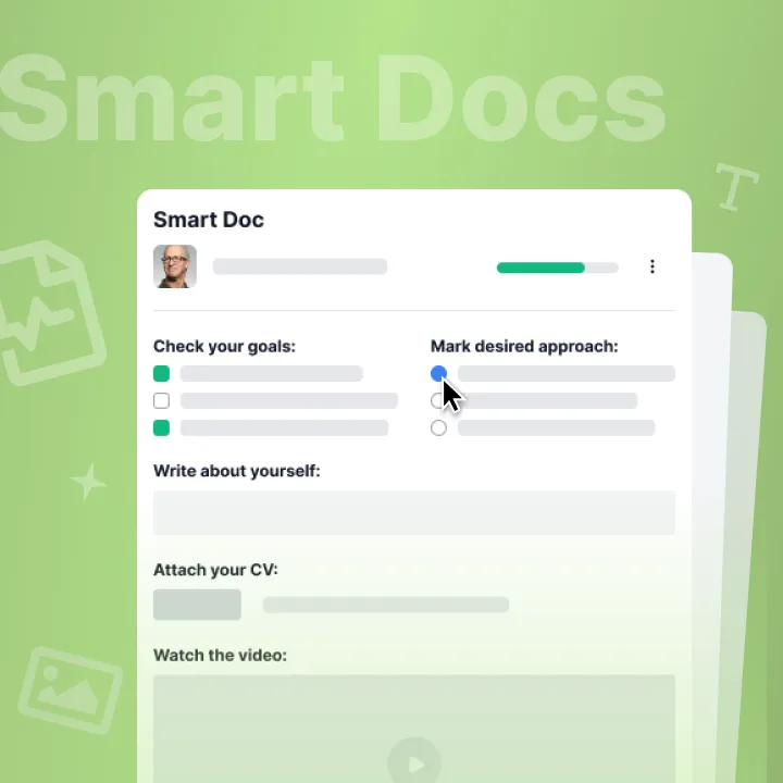 upcoach Smart Docs feature screenshot