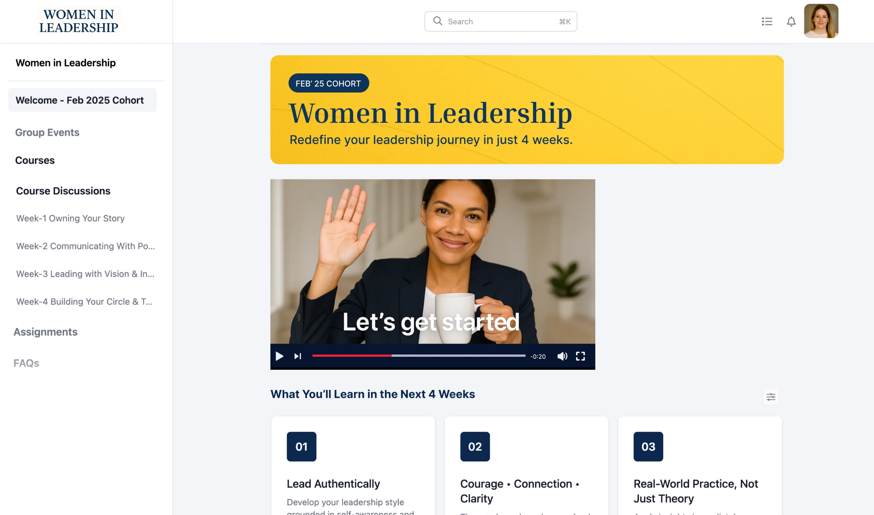 Corporate training program in upcoach